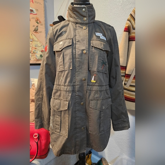 Joie Iban Patchwork Cotton Utility Jacket - Picture 10 of 10